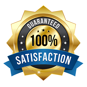 Guaranteed 100% Satisfaction badge
